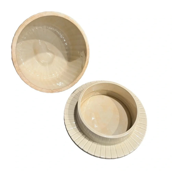 Fitz and Floyd Coquille Individual Butter Server with lid Vintage 1976 rare 3" - Picture 11 of 12